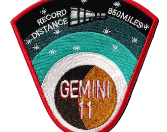 Kellogg's cereal premium Gemini 11 embroidered NASA space patch