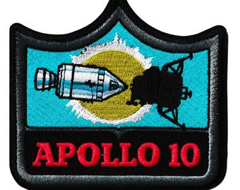 Kellogg's cereal premium Apollo 10 embroidered NASA space patch