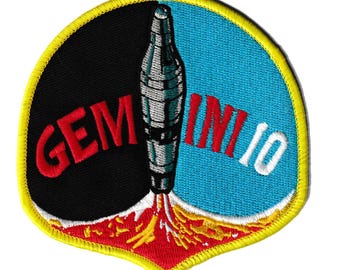 Kellogg's cereal premium Gemini 10 embroidered NASA space patch