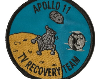 NASA Apollo 11 TV Recovery Team space program US Navy ship recovery force patch