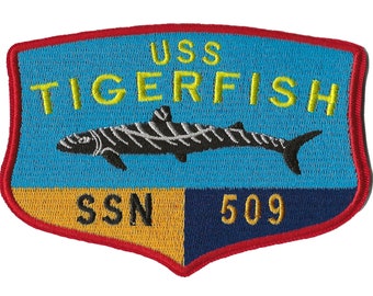 Ice Station Zebra USS Tigerfish SSN 509 nuclear submarine adventure movie prop patch