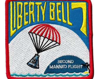 Kellogg's cereal premium Mercury Liberty Bell 7 embroidered NASA space patch