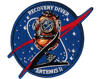 NASA Artemis 2 space program US Navy Recovery force diver patch