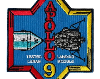 Kellogg's cereal premium Apollo 9 embroidered NASA space patch