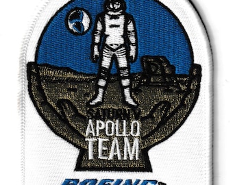 NASA Boeing Apollo Team Saturn V space program patch