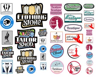 miniature 1/43 1/48 O scale model men's women's clothing store signs