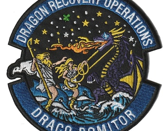 SpaceX Dragon spacecraft Recovery Operations space patch
