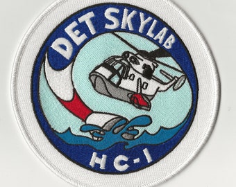 Skylab HC-1 NASA space program US Navy ship recovery force helicopter detachment patch