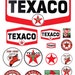 Miniature Scale Model Texaco Gasoline Station Gas Signs - Etsy
