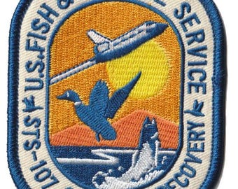 STS-107 Columbia NASA space shuttle disaster US Fish & Wildlife recovery patch