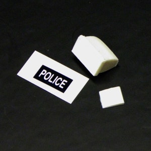 1:25 scale model resin 1930s-1940s police sign light