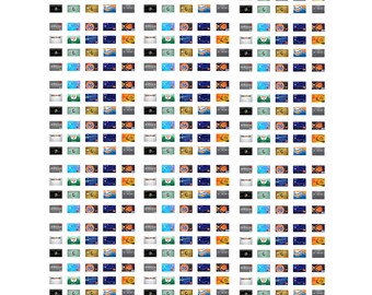 1:25 G scale model miniature credit cards