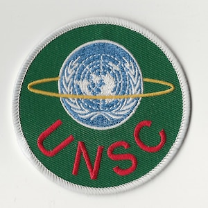 De Green Slime UNSC United Nations Space Command film science fiction prop patch