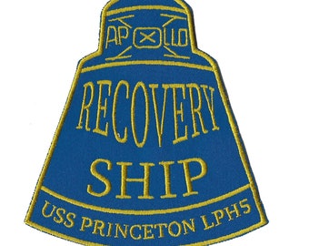 USS Princeton LPH5 NASA Apollo 10 space program US Navy ship recovery force patch