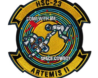 NASA Artemis 2 space program US Navy Air HSC-23 Helicopter Recovery force patch