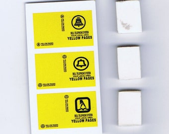 Modelo a escala 1:25 G miniatura Páginas Amarillas Guías Telefónicas resina
