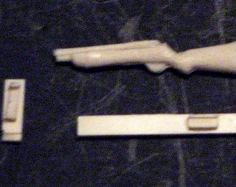 1:25 scale model resin shotgun with rack gangster police  shot gun