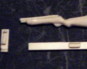 1:25 scale model resin shotgun with rack gangster police  shot gun