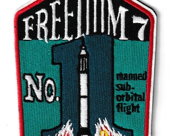 Kellogg's cereal premium Mercury Freedom 7 embroidered NASA space patch