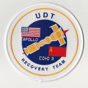 NASA Apollo-Soyuz UDT space program US Navy ship recovery team force patch