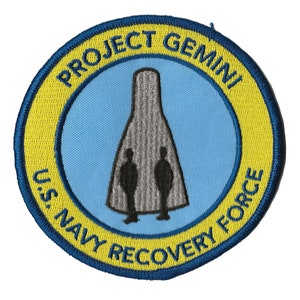 Programa espacial Gemini de la NASA Parche de la fuerza de recuperación de la Marina de los EE. UU.