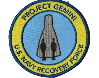 NASA Gemini space program US Navy recovery force patch