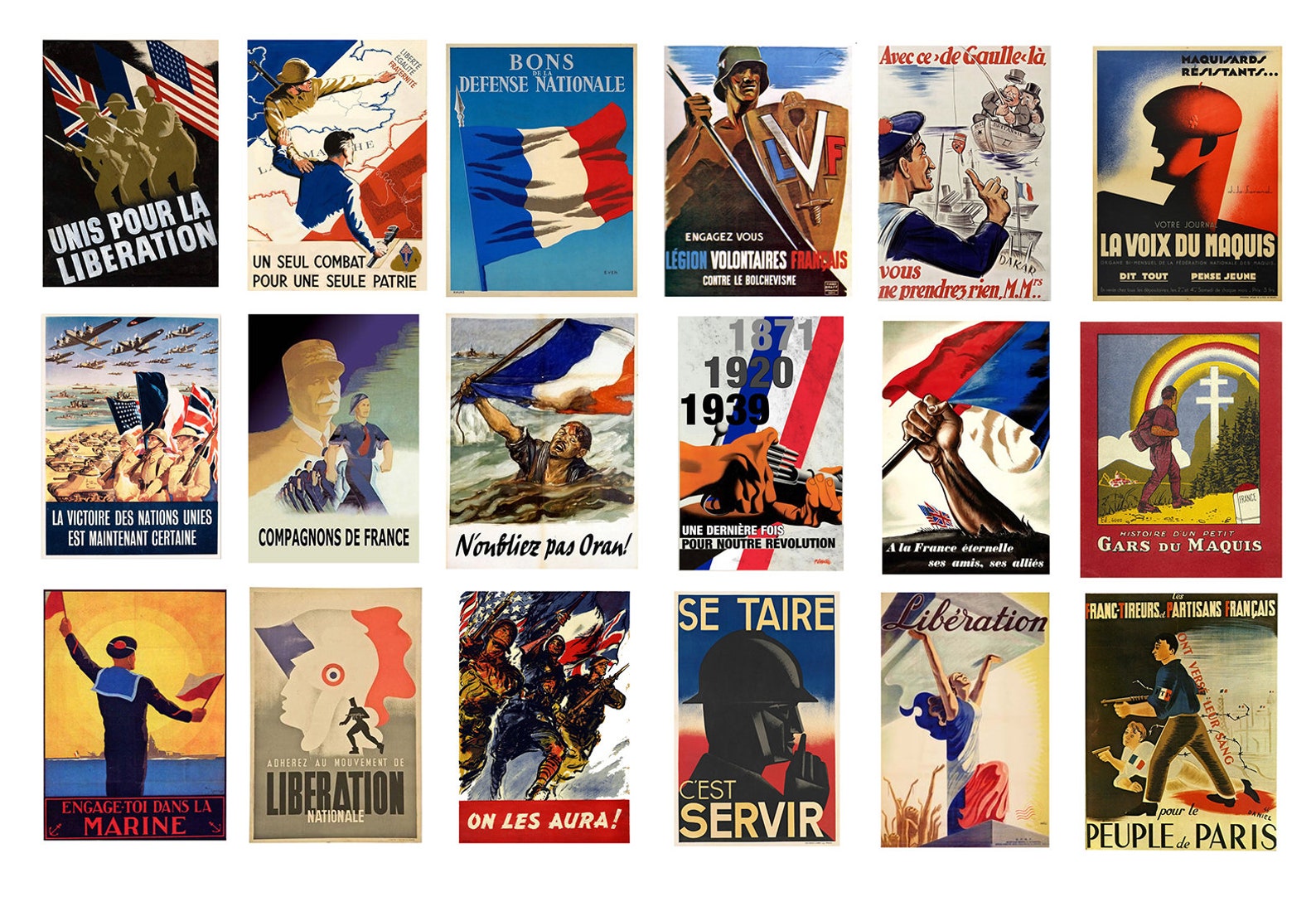 Miniature 1:32 Scale Model France Wartime Propaganda War Posters French ...