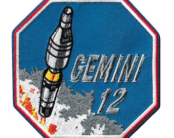 Kellogg's cereal premium Gemini 12 embroidered NASA space patch