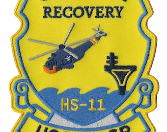 USS Wasp CV18 NASA Gemini 12 space program US Navy ship recovery force helicopter patch