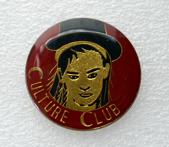Culture Club Enamel Pin Back Button Badge