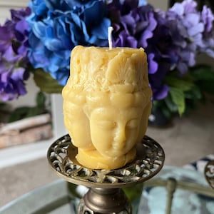 Coral’s 100% Pure Beeswax Four Faces Candle
