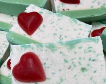 GRINCH MINT SOAP- Handmade Bar Soap