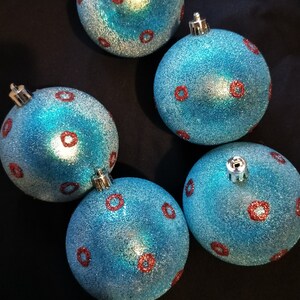 Phish donut Christmas glitter ornament