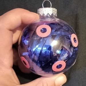 Phish donut glitter Christmas ornament