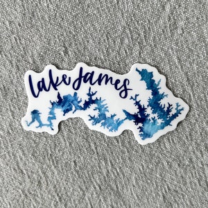 Lake James | Lake James North Carolina | Lake James Sticker | Lake James Decal