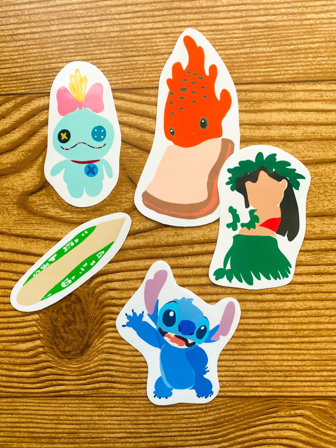 Lilo and Stitch Sticker Pack Disney Stickers for Laptops and Phone Cases  Disney Sticker Bundle 