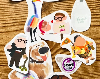 Up sticker pack waterdichte laptopstickers Disney stickerbundel