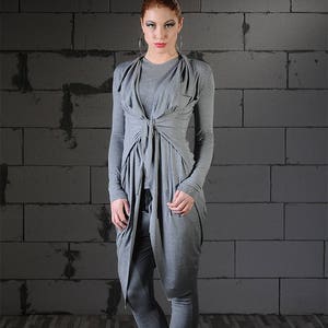 Long Vest Women, Gray Vest, Plus Size Vest, Maxi Vest, Winter Vest, Plus Size Clothing, Long Vest, Sleeveless Cardigan Vest, Friends Fashion