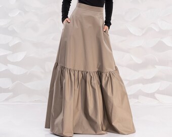 Full Circle Skirt, Plus Size Skirt, Maxi Cotton Skirt, Festival Clothing