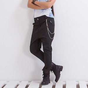 Drop Crotch Pants Women, Harem Pants, Baggy Pants, Low Crotch Pants, Plus Size Clothing, Winter Pants, Loose Trousers, Long Urban Pants