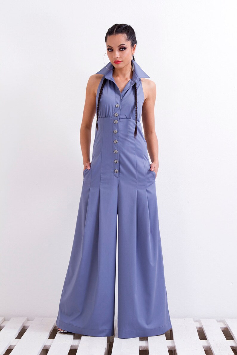 casual sleeveless jumpsuit
