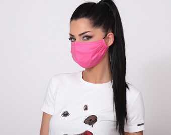 Fashion Cotton Face Mask, Reusable Handmade Washable Mask