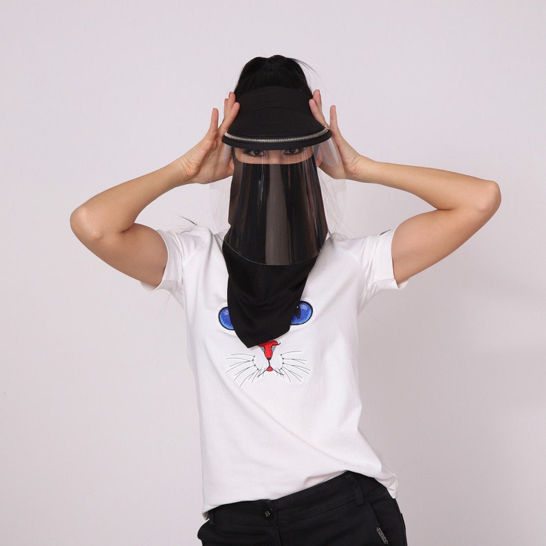 Face Shield Mask Protective Hat Full Mask Face Shield Visor Etsy