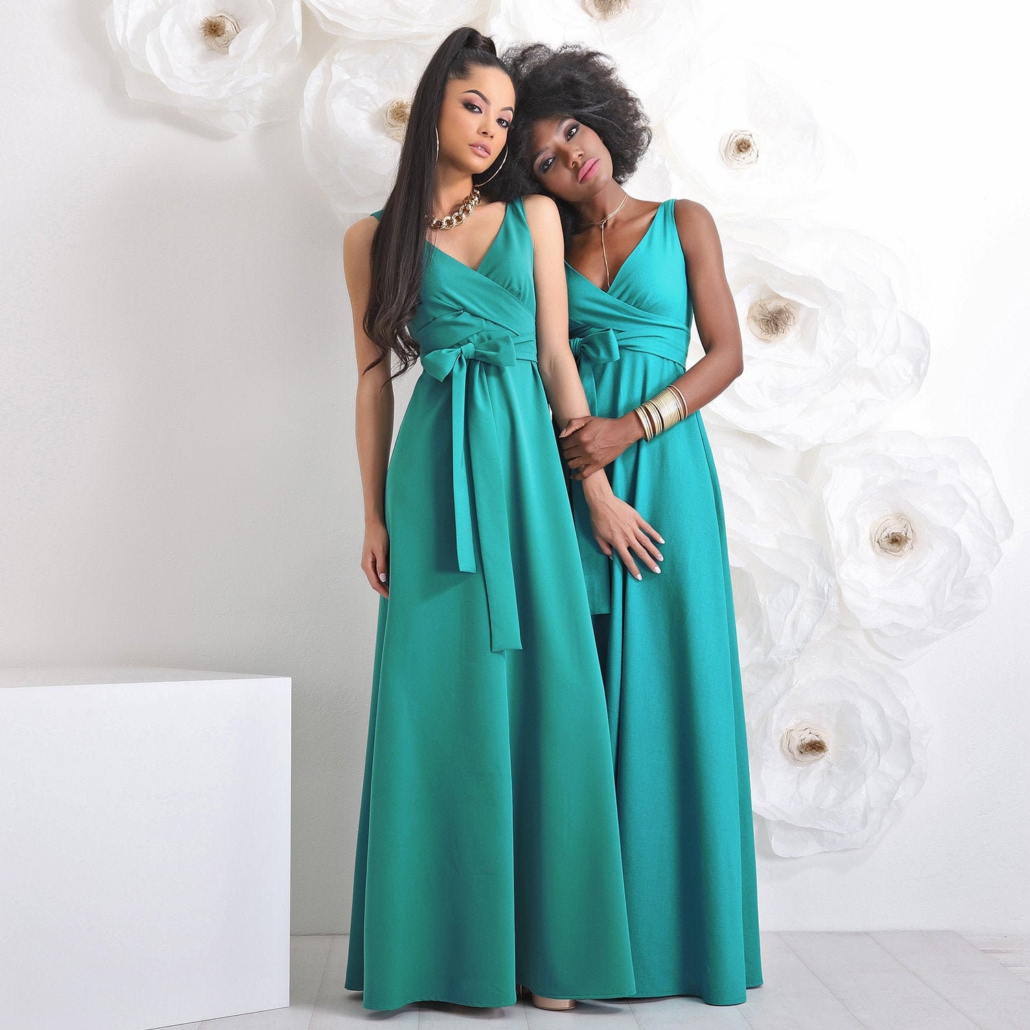 Turquoise Bridesmaid Dress - Etsy
