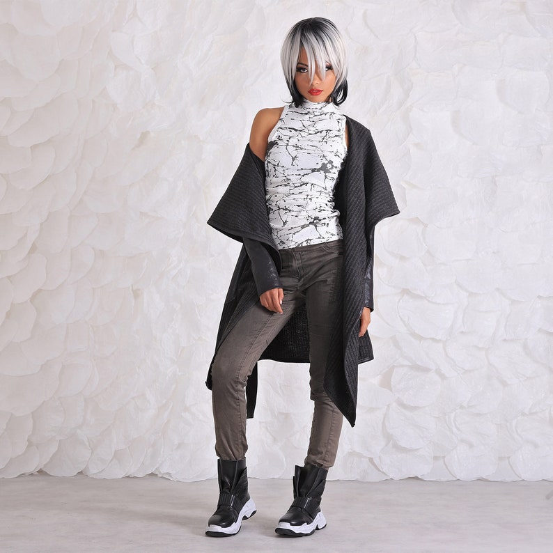 Plus Size Clothing Womens Wool Vest Wool Jacket Cardigan