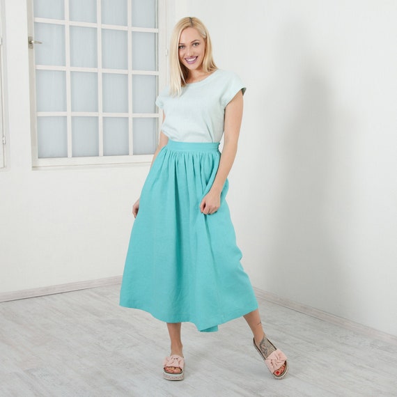 Dark Blue Women Summer Asymmetrical Shirt Linen Tops 3678 Dark Blue Women Summer Asymmetrical Shirt Linen Tops 3678