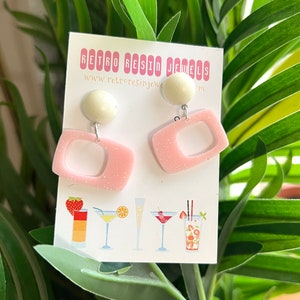 Mod Shape Dangle Earrings