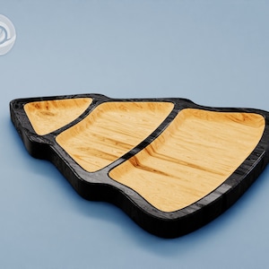Christmas tree Appetizer tray for cnc router - STL, DXF, SVG files