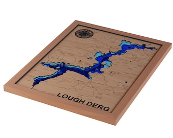 Bathymetric maps of lakes and bathymetry maps of coasts drawing SVG, PDF, AI files for laser cutting
