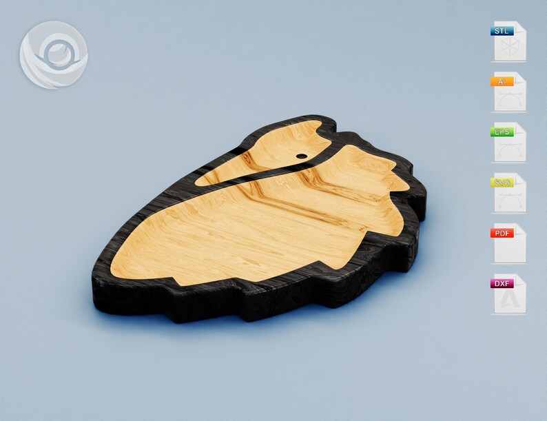Hedgehog Router Hedgehog Combination Tray, Baby Plate for Cnc Router - STL, DXF, SVG ...